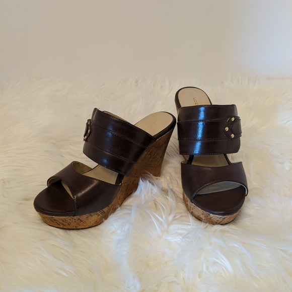 liz claiborne womens hardie wedge sandals